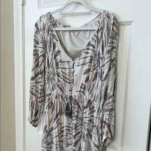 Lovestitch Cream and Brown Dress